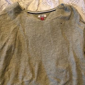 Tommy Hilfiger Loose Sage Green Knit Sweater